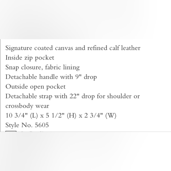 Nwt coach georgie riviera Shoulder bag 5605 - Picture 7 of 8